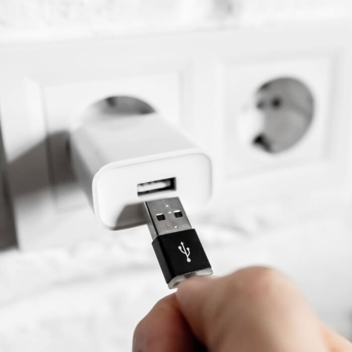 Plug into any USB power source